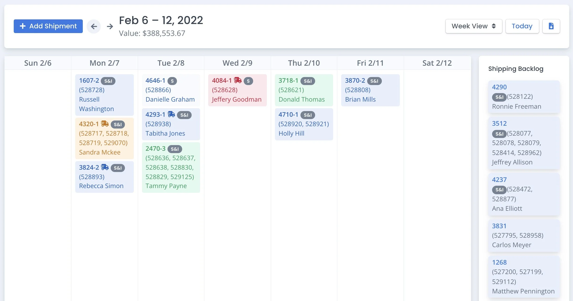 Extensible Scheduling Solution for Manufacturing